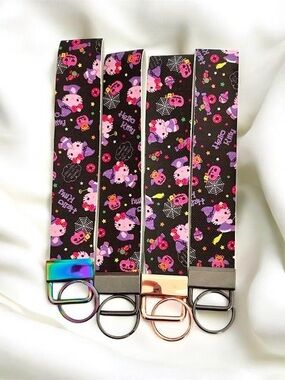 Hello Kitty Halloween Wristlet Keychain